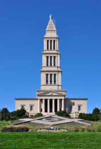 A photo of George Washington Masonic National Memorial. A large building to remember George Washington
