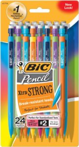 Back to school pencils. BIC mechanical pencils in a 24 pack. Full of color