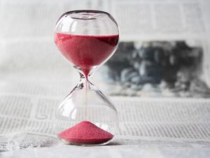 time hourglass, how much time should a mom business take?