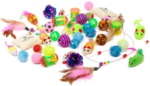 Friends Forever Cat Toys Variety Pack, 20 pieces